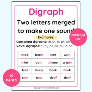 Phonics Concepts Anchor Chart Digraph Phonics Concepts Anchor Chart Digraph