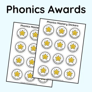 Phonics Mastery Stickers Phonics Mastery Stickers