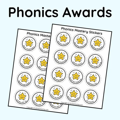 Phonics Mastery Stickers