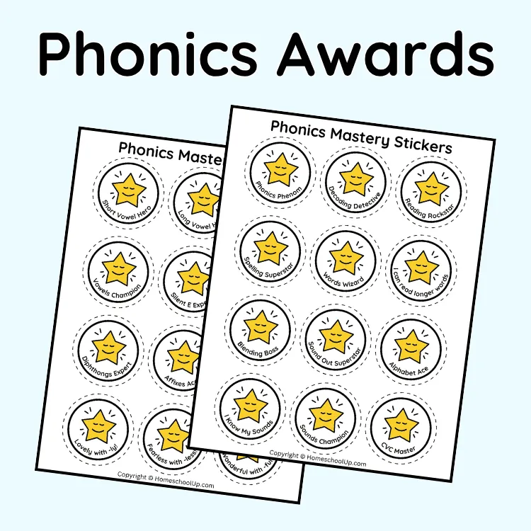 Phonics Mastery Stickers Phonics Mastery Stickers