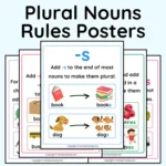 Plural Nouns Rules Posters Plural Nouns Rules Posters