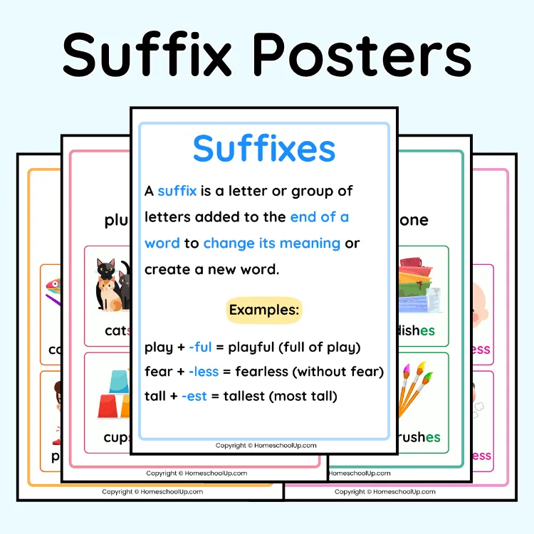 Suffix Posters